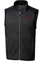 Cutter and Buck Cincinnati Reds Big Tall Grey City Connect Mainsail Mens Vest