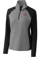 Cutter and Buck Cincinnati Reds Womens City Connect Forge Qtr Zip