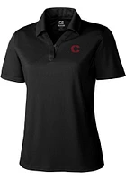 Cutter and Buck Cincinnati Reds Womens City Connect Drytec Genre Short Sleeve Polo Shirt