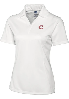 Cutter and Buck Cincinnati Reds Womens City Connect Drytec Genre Short Sleeve Polo Shirt