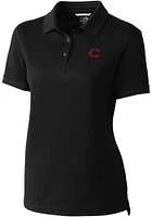 Cutter and Buck Cincinnati Reds Womens City Connect Advantage Short Sleeve Polo Shirt