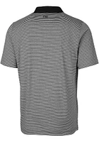 Cutter and Buck Cincinnati Reds Mens City Connect Forge Tonal Stripe Short Sleeve Polo