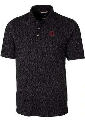 Cutter and Buck Cincinnati Reds Mens City Connect Advantage Space Dye Short Sleeve Polo