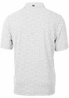 Cutter and Buck Cincinnati Reds Mens Grey City Connect Virtue Eco Pique Botanical Short Sleeve P..