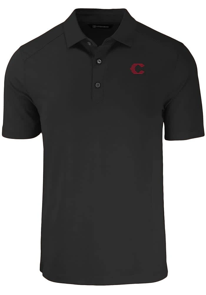 Cutter and Buck Cincinnati Reds Mens City Connect Forge Recycled Short Sleeve Polo