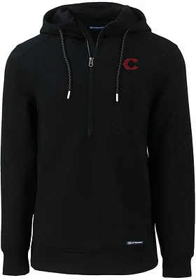 Cutter and Buck Cincinnati Reds Mens City Connect Roam Long Sleeve Hoodie