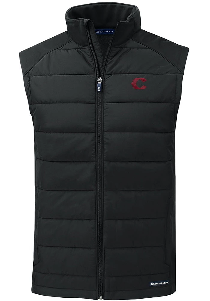 Cutter and Buck Cincinnati Reds Mens City Connect Evoke Sleeveless Jacket