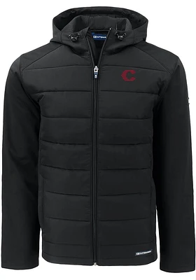 Cutter and Buck Cincinnati Reds Mens City Connect Evoke Hood Heavyweight Jacket