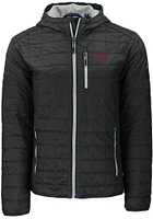 Cutter and Buck Cincinnati Reds Mens City Connect Rainier PrimaLoft Hooded Filled Jacket