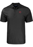 Cutter and Buck Cincinnati Reds Pike Eco Geo Print Big Tall Polo