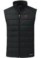 Cutter and Buck Cincinnati Reds Mens Evoke Sleeveless Jacket