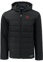 Cutter and Buck Cincinnati Reds Mens Evoke Hood Heavyweight Jacket