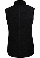 Cutter and Buck Cincinnati Reds Womens Black Cascade Sherpa Vest