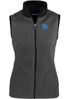 Cutter and Buck Kentucky Wildcats Womens Cascade Sherpa Vest