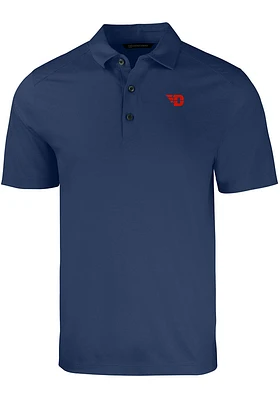 Cutter and Buck Dayton Flyers Navy Blue Forge Big Tall Polo