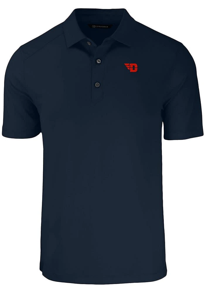 Cutter and Buck Dayton Flyers Mens Navy Blue Forge Big Tall Polos Shirt