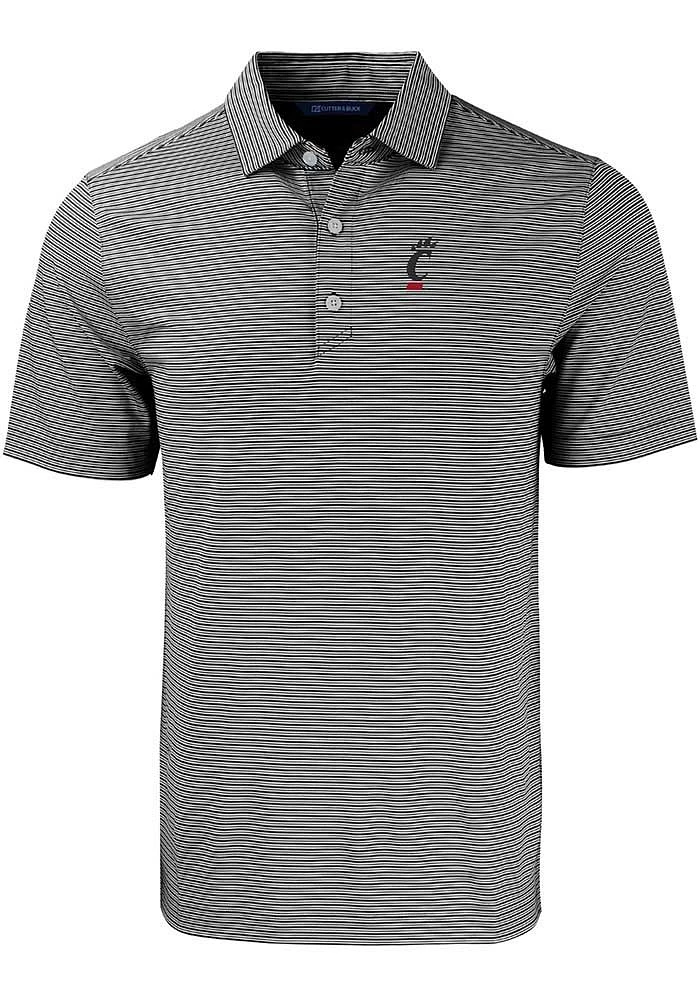 Cutter and Buck Cincinnati Bearcats Forge Double Stripe Big Tall Polo