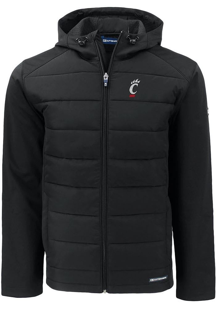 Cutter and Buck Cincinnati Bearcats Mens Evoke Hood Big Tall Lined Jacket