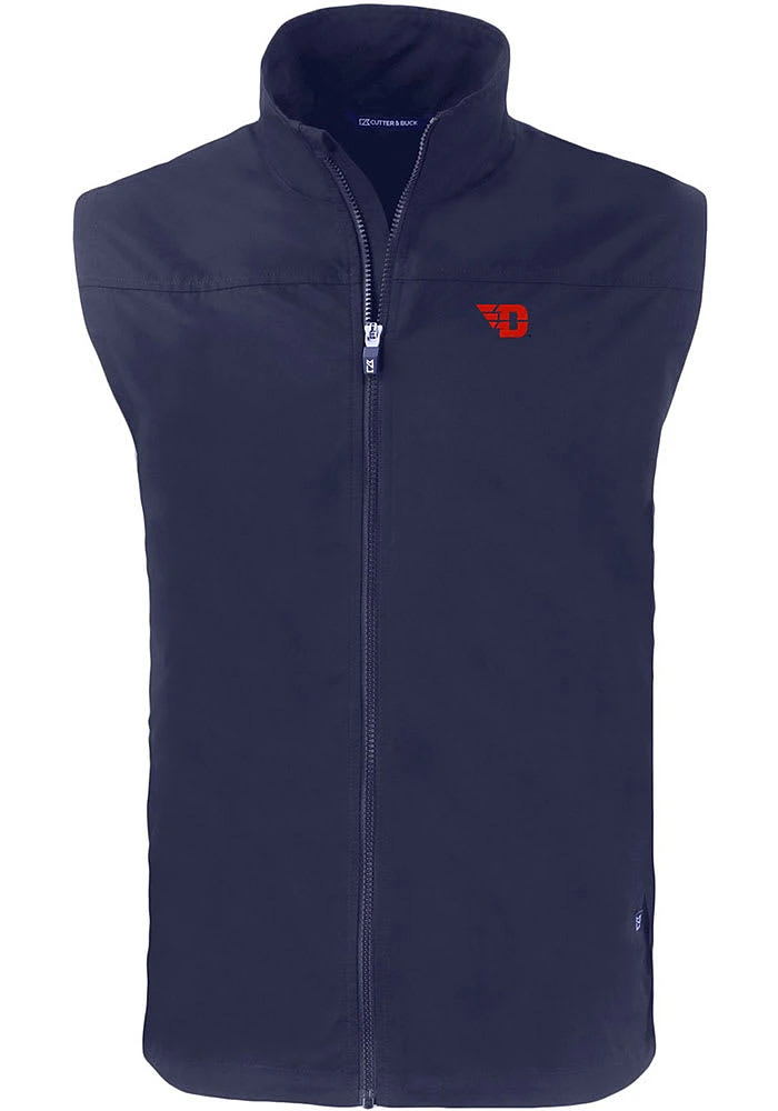 Cutter and Buck Dayton Flyers Big Tall Navy Blue Charter Mens Vest