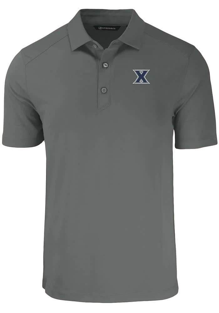 Cutter and Buck Xavier Musketeers Mens Forge Short Sleeve Polo