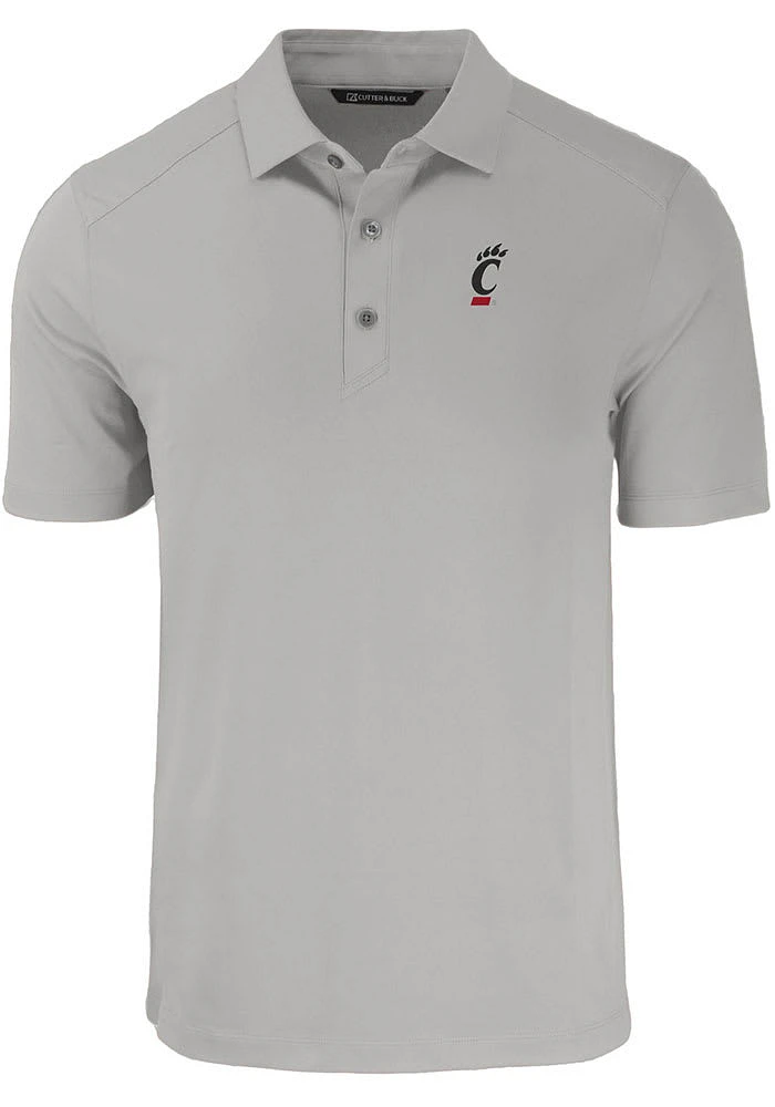 Cutter and Buck Cincinnati Bearcats Mens Forge Recycled Short Sleeve Polo