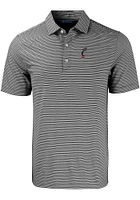 Cutter and Buck Cincinnati Bearcats Mens Forge Double Stripe Short Sleeve Polo