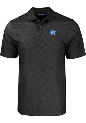 Cutter and Buck Kentucky Wildcats Mens Pike Eco Geo Print Short Sleeve Polo