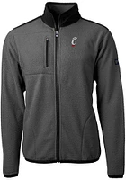 Cutter and Buck Cincinnati Bearcats Mens Grey Cascade Sherpa Light Weight Jacket