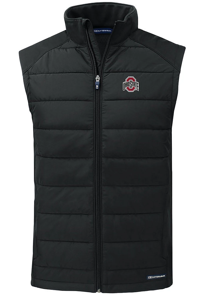 Cutter and Buck Ohio State Buckeyes Mens Evoke Sleeveless Jacket