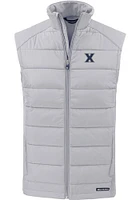 Cutter and Buck Xavier Musketeers Mens Charcoal Evoke Sleeveless Jacket