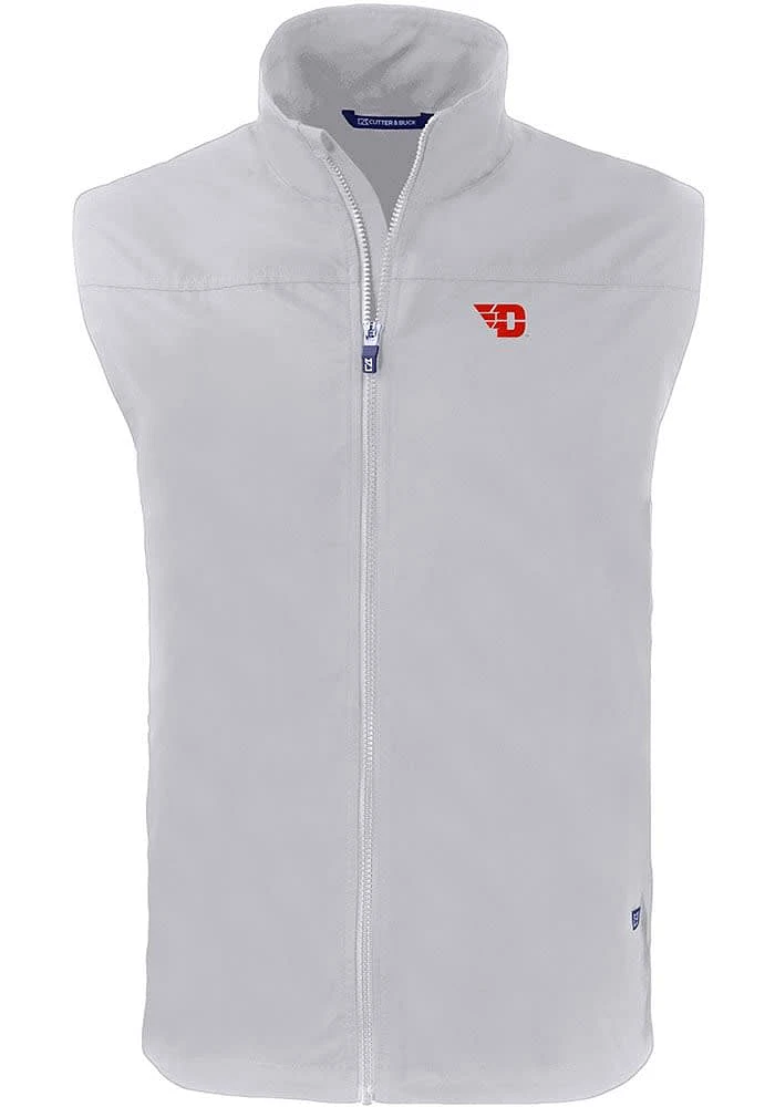 Cutter and Buck Dayton Flyers Mens Grey Charter Sleeveless Jacket