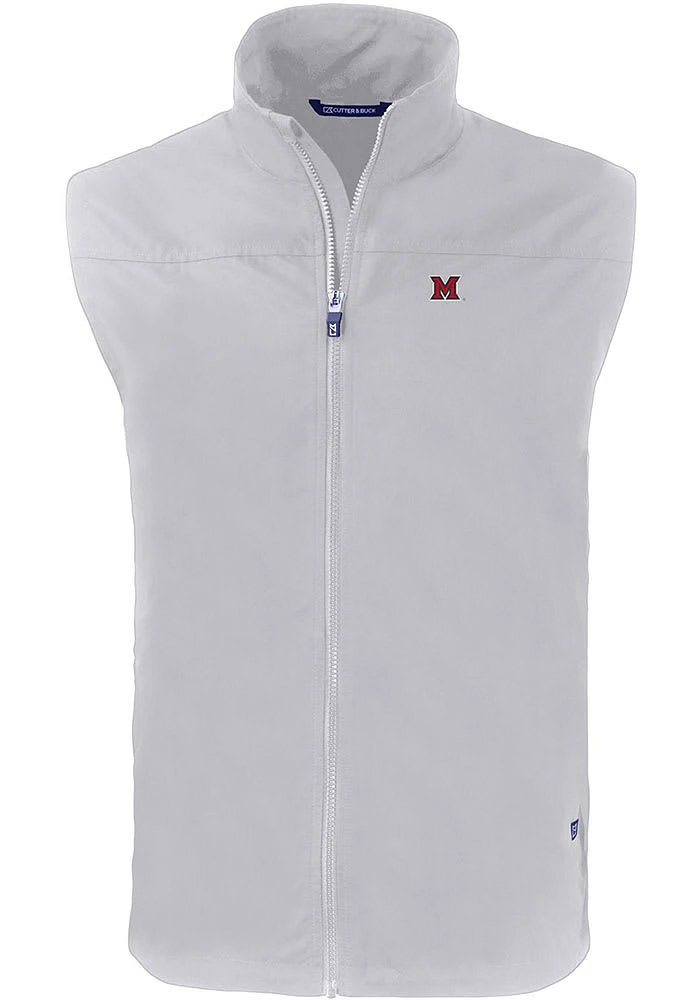 Cutter and Buck Miami RedHawks Mens Charter Sleeveless Jacket