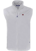 Cutter and Buck Miami RedHawks Mens Charter Sleeveless Jacket