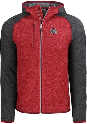 Cutter and Buck Ohio State Buckeyes Mens Mainsail Light Weight Jacket