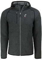 Cutter and Buck Cincinnati Bearcats Mens Grey Mainsail Design Light Weight Jacket