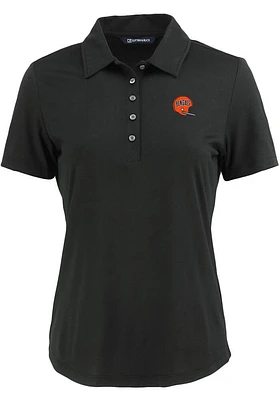 Cutter and Buck Cincinnati Bengals Womens Historic Coastline Eco Short Sleeve Polo Shirt