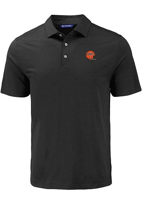 Cutter and Buck Cincinnati Bengals Mens Historic Coastline Eco Short Sleeve Polo