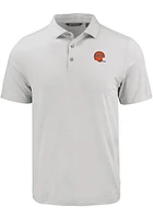 Cutter and Buck Cincinnati Bengals Mens Charcoal Historic Coastline Eco Short Sleeve Polo