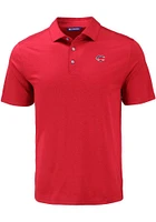 Cutter and Buck Cincinnati Reds Mens Cardinal Coastline Eco Short Sleeve Polo