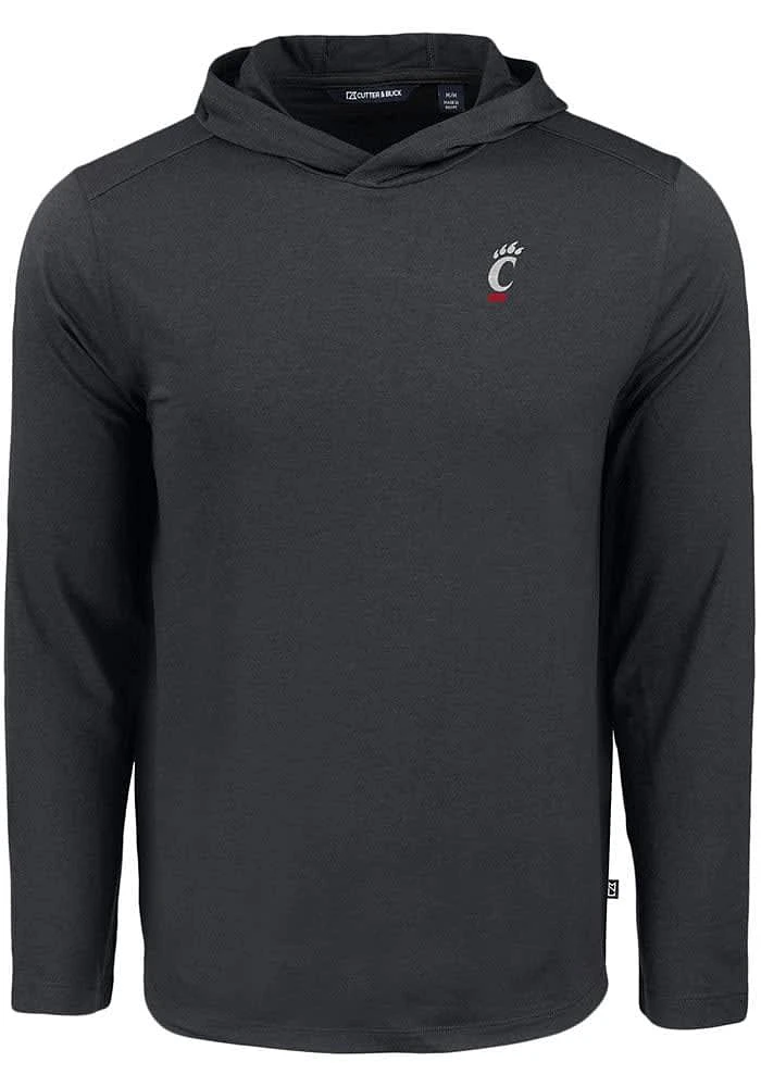 Cutter and Buck Cincinnati Bearcats Mens Coastline Eco Long Sleeve Hoodie