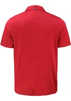 Cutter and Buck Dayton Flyers Mens Cardinal Coastline Eco Short Sleeve Polo