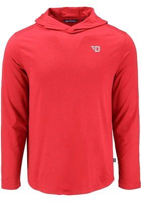 Cutter and Buck Dayton Flyers Mens Coastline Eco Long Sleeve Hoodie