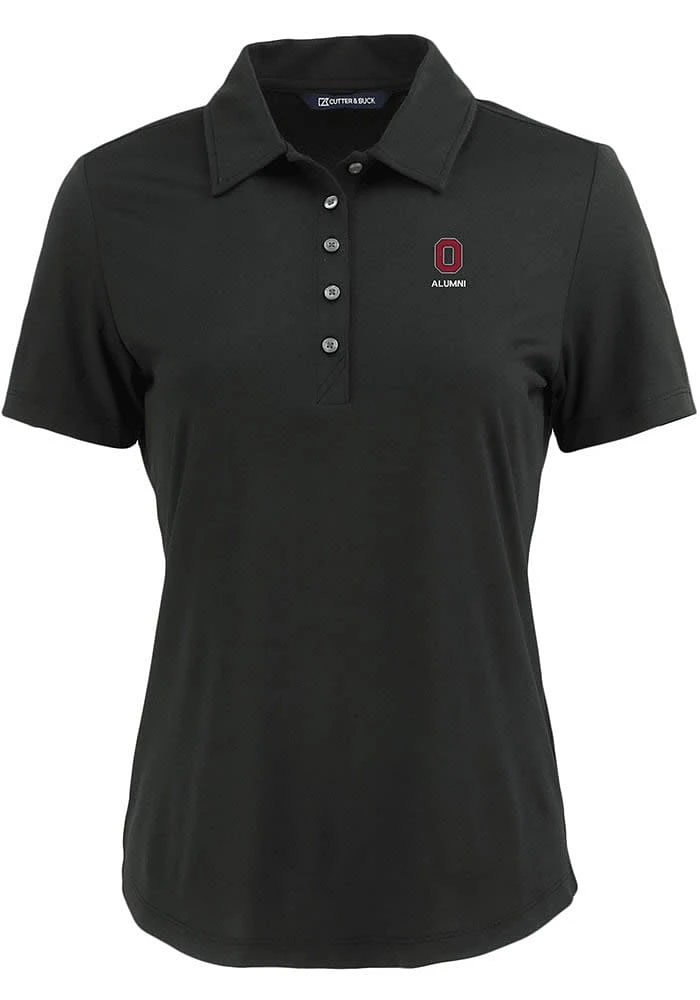 Cutter and Buck Ohio State Buckeyes Womens Alumni Coastline Eco Short Sleeve Polo Shirt