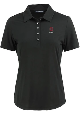 Cutter and Buck Ohio State Buckeyes Womens Alumni Coastline Eco Short Sleeve Polo Shirt