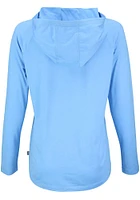 Cutter and Buck Dayton Flyers Womens Light Blue Vault Coastline Eco Hooded Sweatshirt