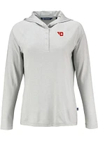 Cutter and Buck Dayton Flyers Womens Coastline Eco Hooded Sweatshirt