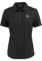 Cutter and Buck Ohio State Buckeyes Womens Coastline Eco Short Sleeve Polo Shirt