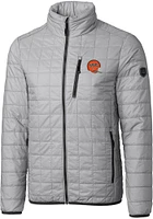 Cutter and Buck Cincinnati Bengals Mens Grey Historic Rainier PrimaLoft Big Tall Lined Jacke..