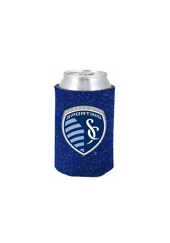 Sporting Kansas City Blue Glitter Can Coolie - Blue