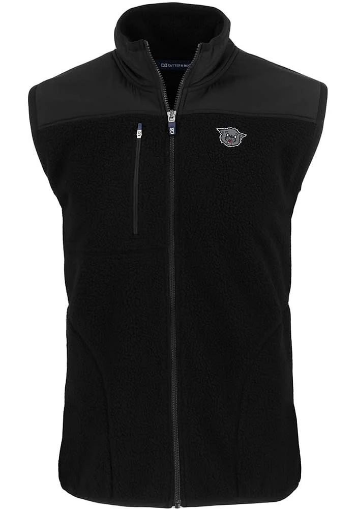 Cutter and Buck Cincinnati Bearcats Big Tall Black Vault Cascade Sherpa Mens Vest